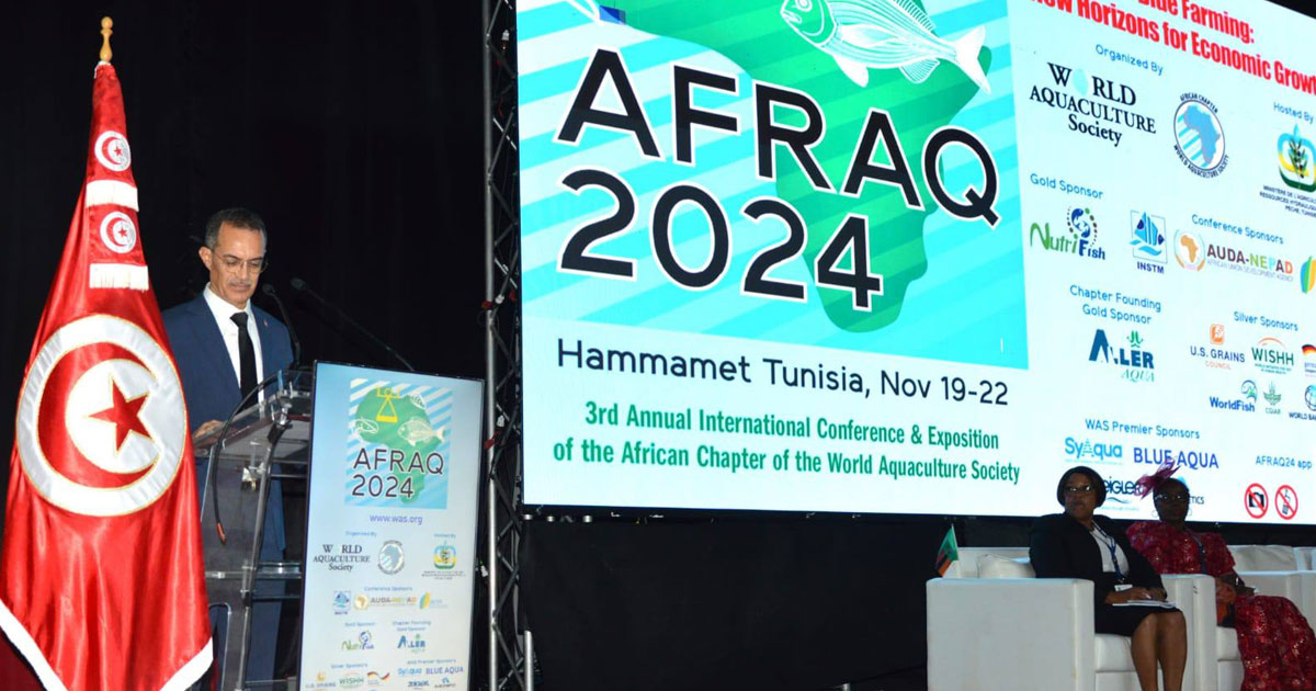 Délégation Afrique de l’Ouest francophone à la Conférence Aquaculture Afrique AFRAQ2024 – Tunis